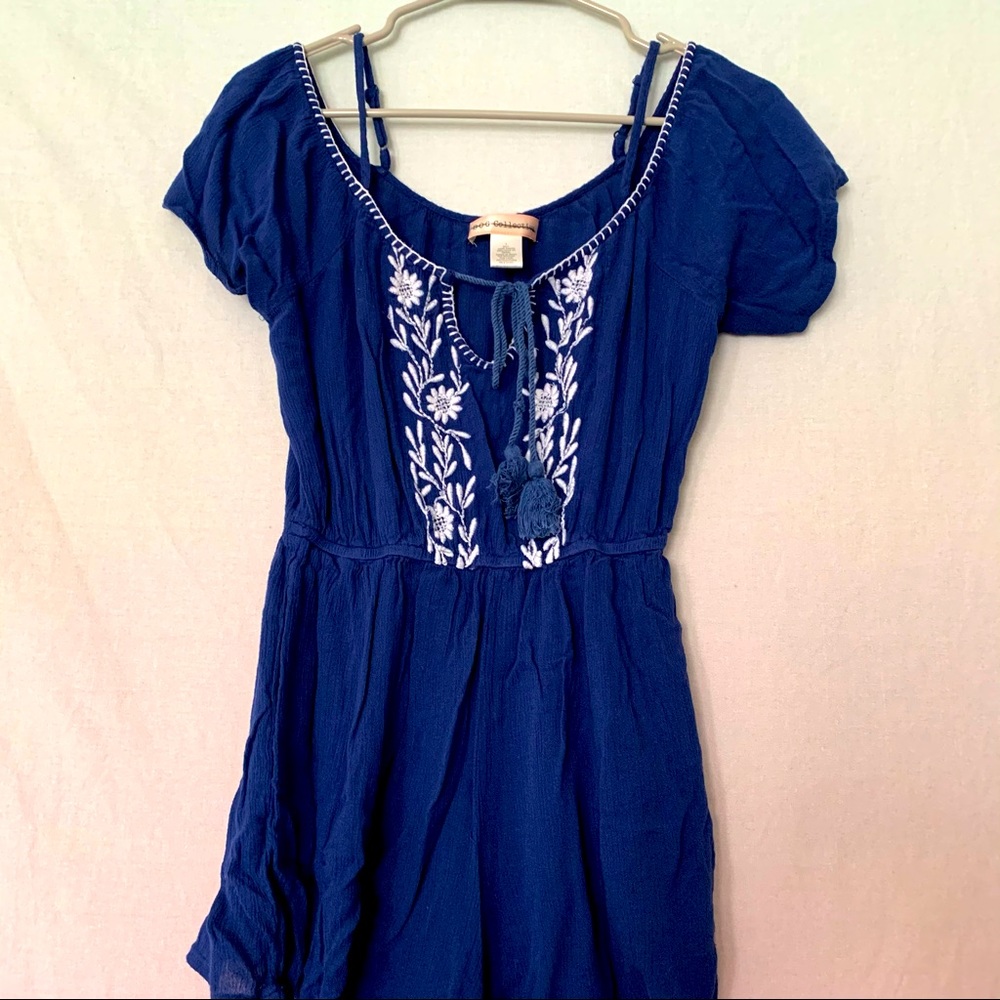 Blue romper